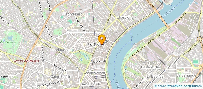 localisation de l'entreprise MONSIEUR XAVIER NKOUMOU à BORDEAUX