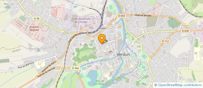 localisation de l'entreprise MONSIEUR XAVIER NODEE à VERDUN