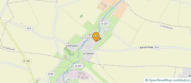 localisation de l'entreprise MONSIEUR XAVIER NOEL  LA GAILLARDE