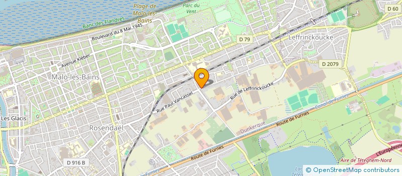 localisation de l'entreprise MONSIEUR XAVIER NOWE à DUNKERQUE