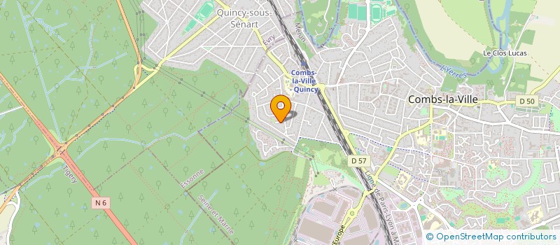 localisation de l'entreprise MONSIEUR XAVIER OGER  COMBS-LA-VILLE