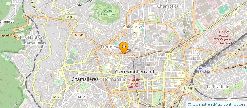 localisation de l'entreprise MONSIEUR XAVIER OLLIER à CLERMONT-FERRAND
