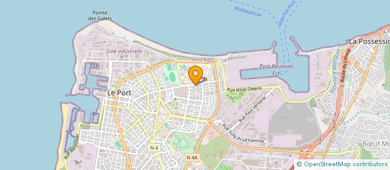 localisation de l'entreprise MONSIEUR XAVIER OMS  LE PORT
