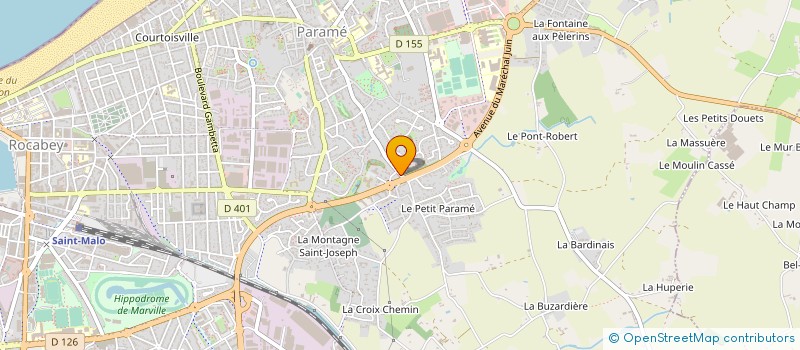 localisation de l'entreprise MONSIEUR XAVIER ORTICA  SAINT-MALO