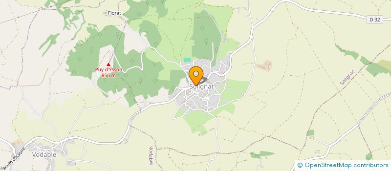 localisation de l'entreprise MONSIEUR XAVIER OTT  SOLIGNAT