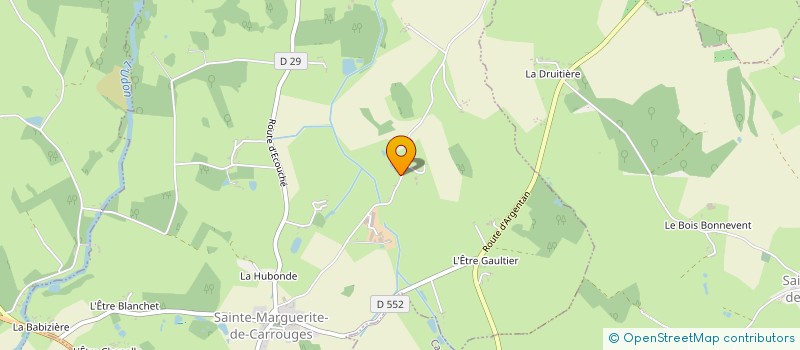 localisation de l'entreprise MONSIEUR XAVIER OUSTELANDT à L'OREE-D'ECOUVES