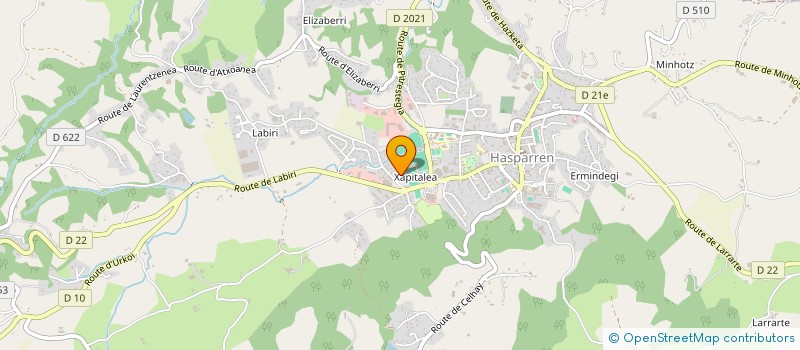 localisation de l'entreprise MONSIEUR XAVIER OXARANGO  AYHERRE