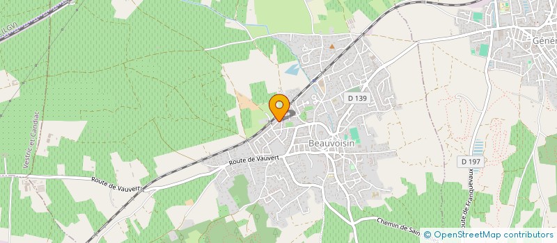 localisation de l'entreprise MONSIEUR XAVIER PALERMO  BEAUVOISIN