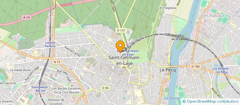 localisation de l'entreprise MONSIEUR XAVIER PANCHOUT  SAINT-GERMAIN-EN-LAYE