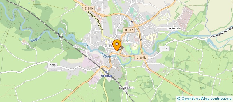 localisation de l'entreprise MONSIEUR XAVIER PARANT  ALVIGNAC