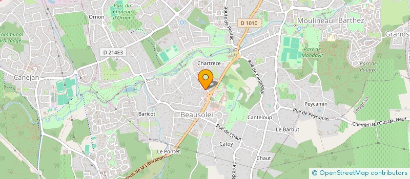 localisation de l'entreprise MONSIEUR XAVIER PARELLA  GRADIGNAN