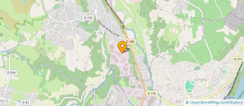 localisation de l'entreprise MONSIEUR XAVIER PARET à LOIRE-SUR-RHONE