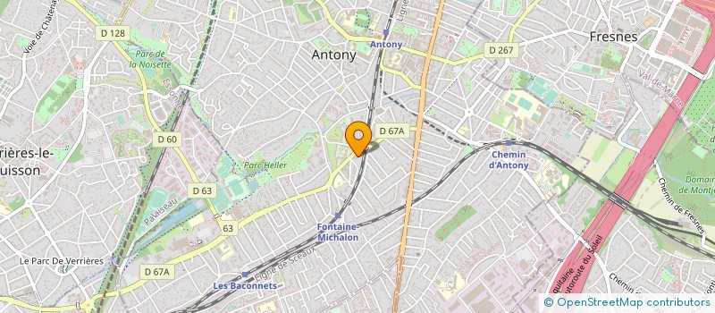 localisation de l'entreprise MONSIEUR XAVIER PARIZET à ANTONY