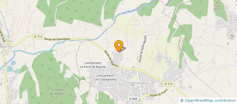 localisation de l'entreprise MONSIEUR XAVIER PASCALIS  GENISSIEUX