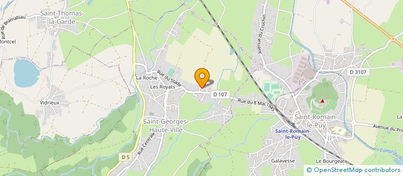 localisation de l'entreprise MONSIEUR XAVIER PASCULIN à SAINT-GEORGES-HAUTE-VILLE