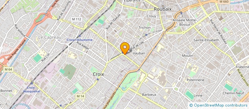 localisation de l'entreprise MONSIEUR XAVIER PATTOU à ROUBAIX
