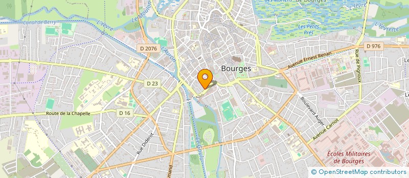 localisation de l'entreprise MONSIEUR XAVIER PAUCHARD  BOURGES