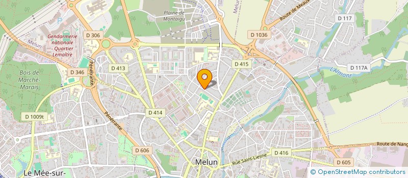 localisation de l'entreprise MONSIEUR XAVIER PAULY à MELUN