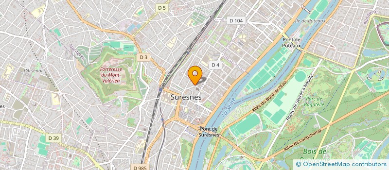 localisation de l'entreprise MONSIEUR XAVIER PAVEC à SURESNES