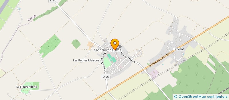 localisation de l'entreprise MONSIEUR XAVIER PAYNEAU à MONTIERCHAUME