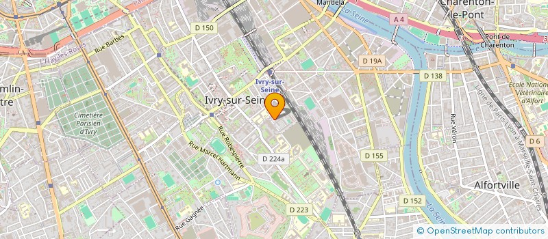 localisation de l'entreprise MONSIEUR XAVIER PECH DE LACLAUSE à IVRY-SUR-SEINE