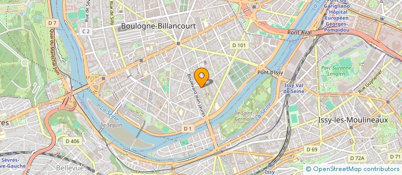 localisation de l'entreprise MONSIEUR XAVIER PEHVET à BOULOGNE-BILLANCOURT