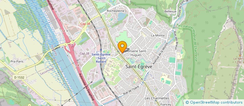 localisation de l'entreprise MONSIEUR XAVIER PELLAT  SAINT-EGREVE