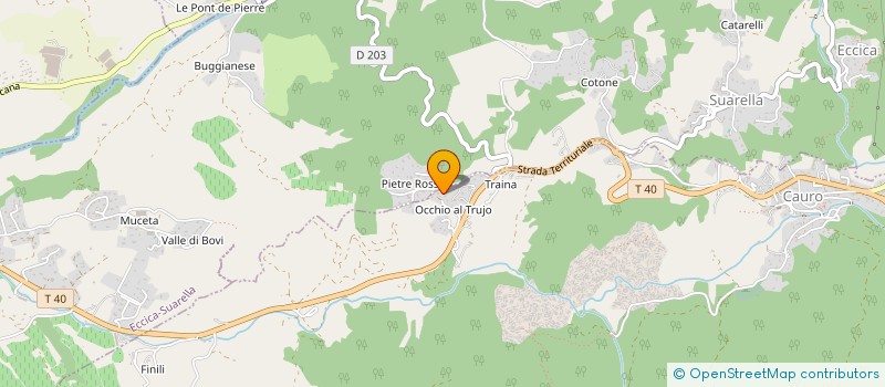 localisation de l'entreprise MONSIEUR XAVIER PELLICCIA à ECCICA-SUARELLA