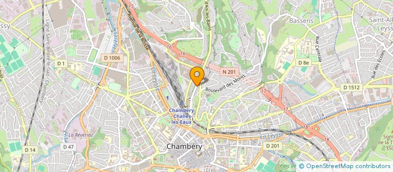 localisation de l'entreprise MONSIEUR XAVIER PENAU à CHAMBERY