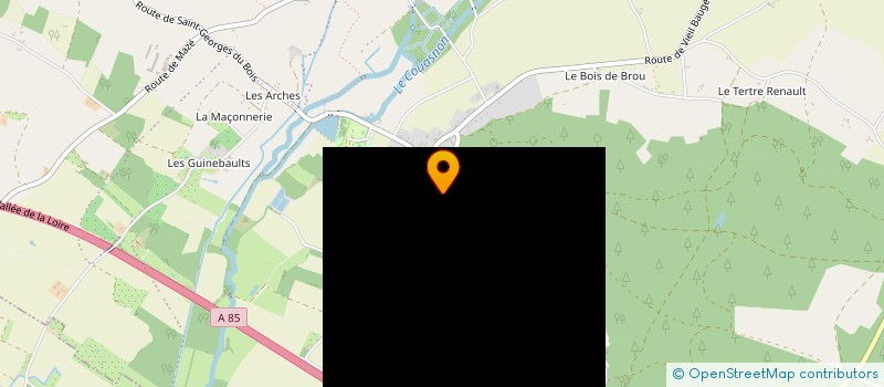 localisation de l'entreprise MONSIEUR XAVIER PERON  BRISSAC LOIRE AUBANCE