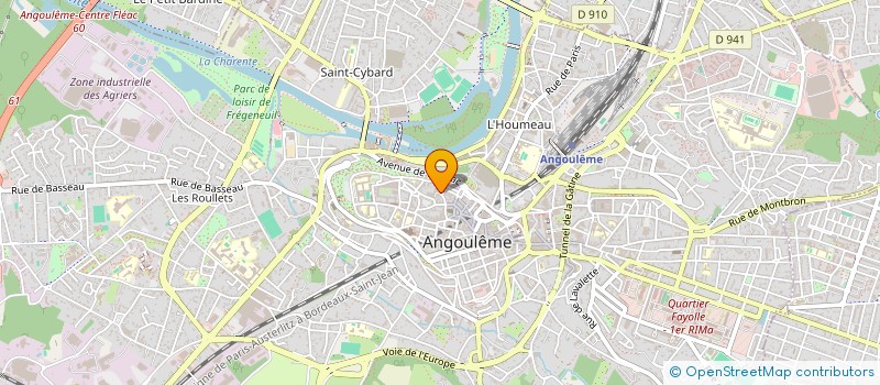 localisation de l'entreprise MONSIEUR XAVIER PEROT à ANGOULEME