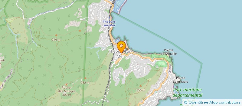 localisation de l'entreprise MONSIEUR XAVIER PERRET  THEOULE-SUR-MER