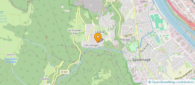 localisation de l'entreprise MONSIEUR XAVIER PERRET  LE CHEYLAS