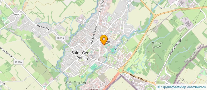 localisation de l'entreprise MONSIEUR XAVIER PERRET à SAINT-GENIS-POUILLY