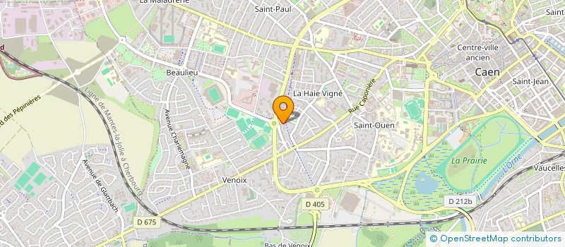 localisation de l'entreprise MONSIEUR XAVIER PESNEL à CAEN