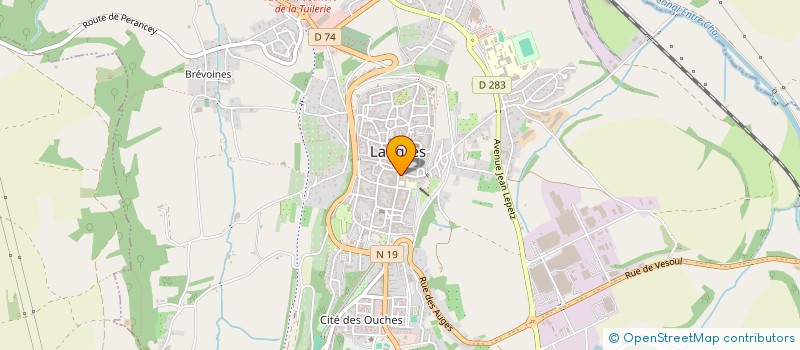 localisation de l'entreprise MONSIEUR XAVIER PETIT à LANGRES