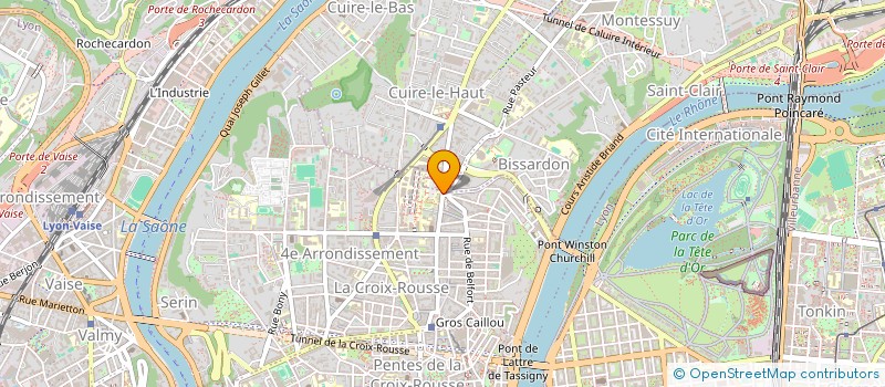 localisation de l'entreprise MONSIEUR XAVIER PETIT  LYON