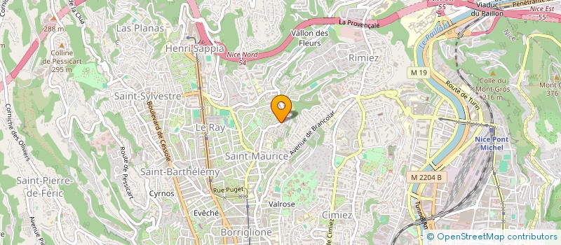 localisation de l'entreprise MONSIEUR XAVIER PETITJEAN à NICE