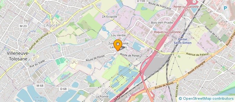 localisation de l'entreprise MONSIEUR XAVIER PETITJEAN à VILLENEUVE-TOLOSANE