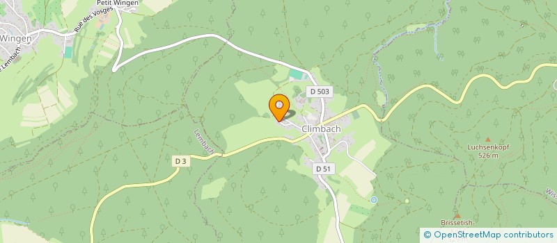 localisation de l'entreprise MONSIEUR XAVIER PEYRET  CLIMBACH