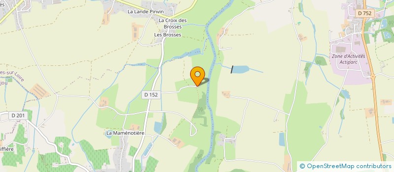 localisation de l'entreprise MONSIEUR XAVIER PEZAUD à MAUGES-SUR-LOIRE
