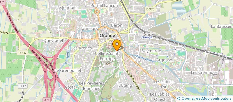 localisation de l'entreprise MONSIEUR XAVIER PHILIPPE à ORANGE