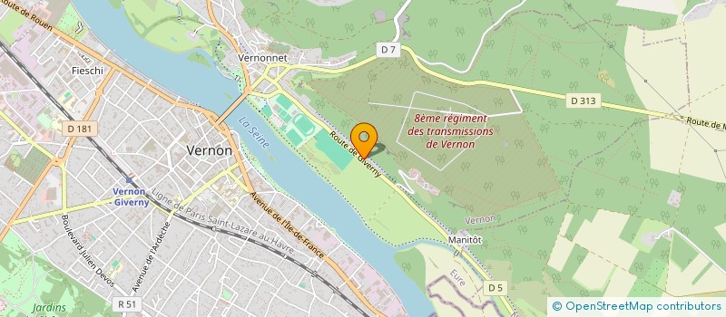 localisation de l'entreprise MONSIEUR XAVIER PICHOU à VERNON