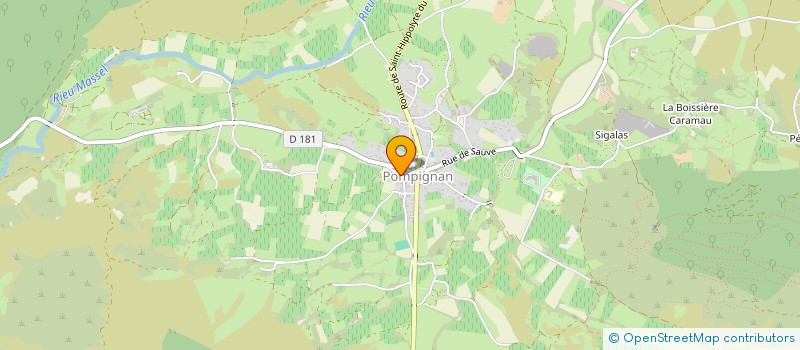 localisation de l'entreprise MONSIEUR XAVIER PICQUETTE  POMPIGNAN
