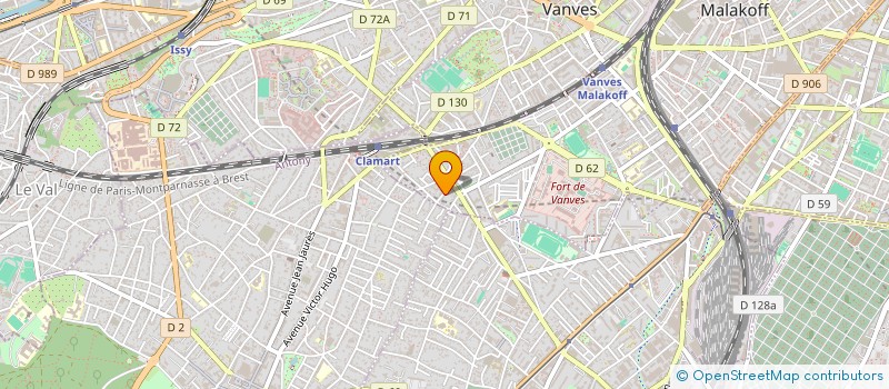 localisation de l'entreprise MONSIEUR XAVIER PIERRE à MALAKOFF