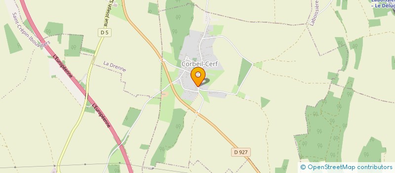 localisation de l'entreprise MONSIEUR XAVIER PIET  CORBEIL-CERF