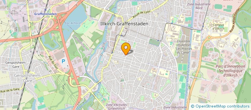 localisation de l'entreprise MONSIEUR XAVIER PINASSON  ILLKIRCH-GRAFFENSTADEN