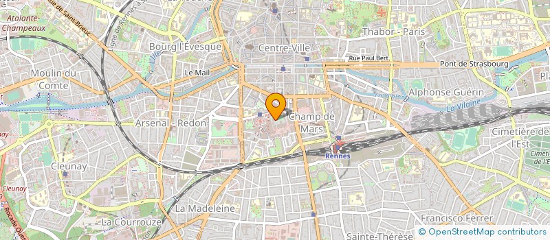 localisation de l'entreprise MONSIEUR XAVIER PINCEPOCHE  RENNES
