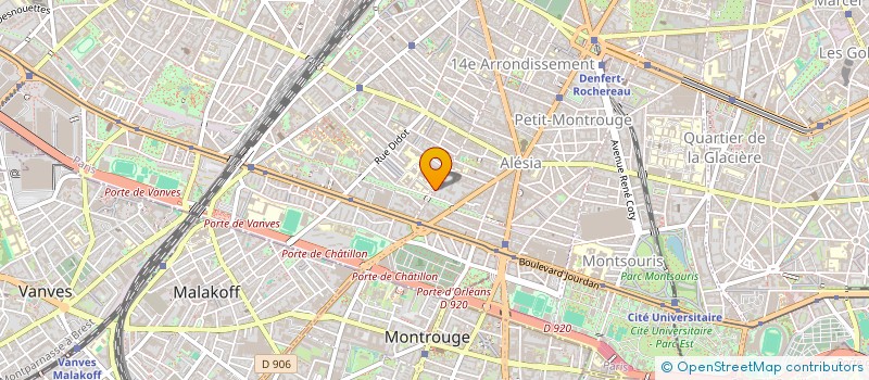 localisation de l'entreprise MONSIEUR XAVIER PINCHON  PARIS