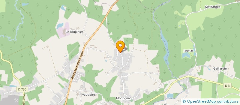 localisation de l'entreprise MONSIEUR XAVIER PINEAU  MONTPON-MENESTEROL